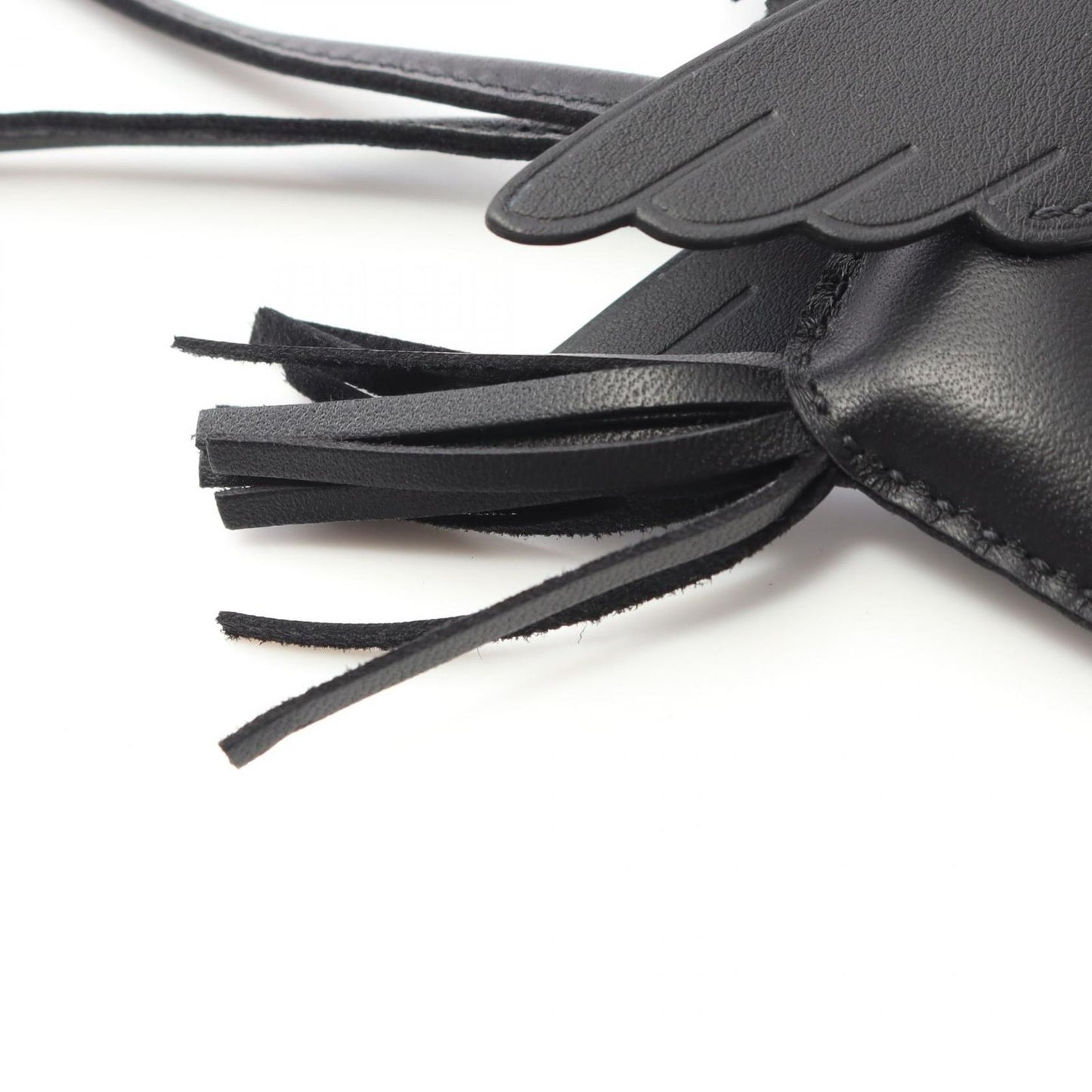 HERMES Rodeo Pegasus PM Charm in Black - Unused Luxury Accessory