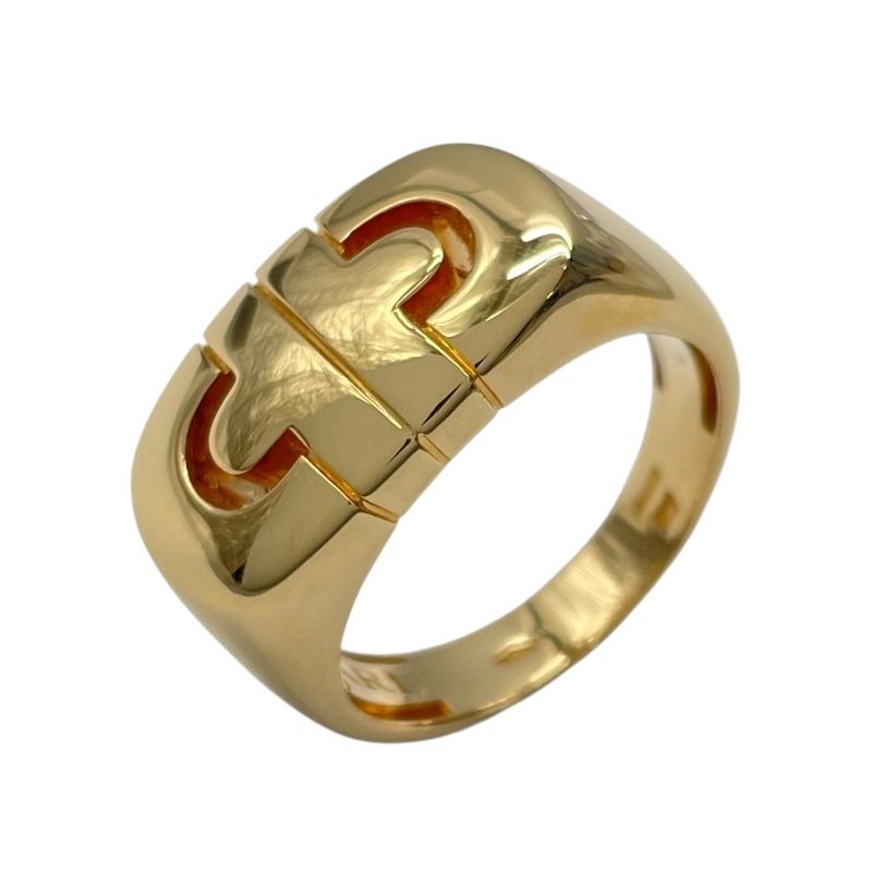 BVLGARI Parentesi Ring in 18K Yellow Gold - Timeless Elegance