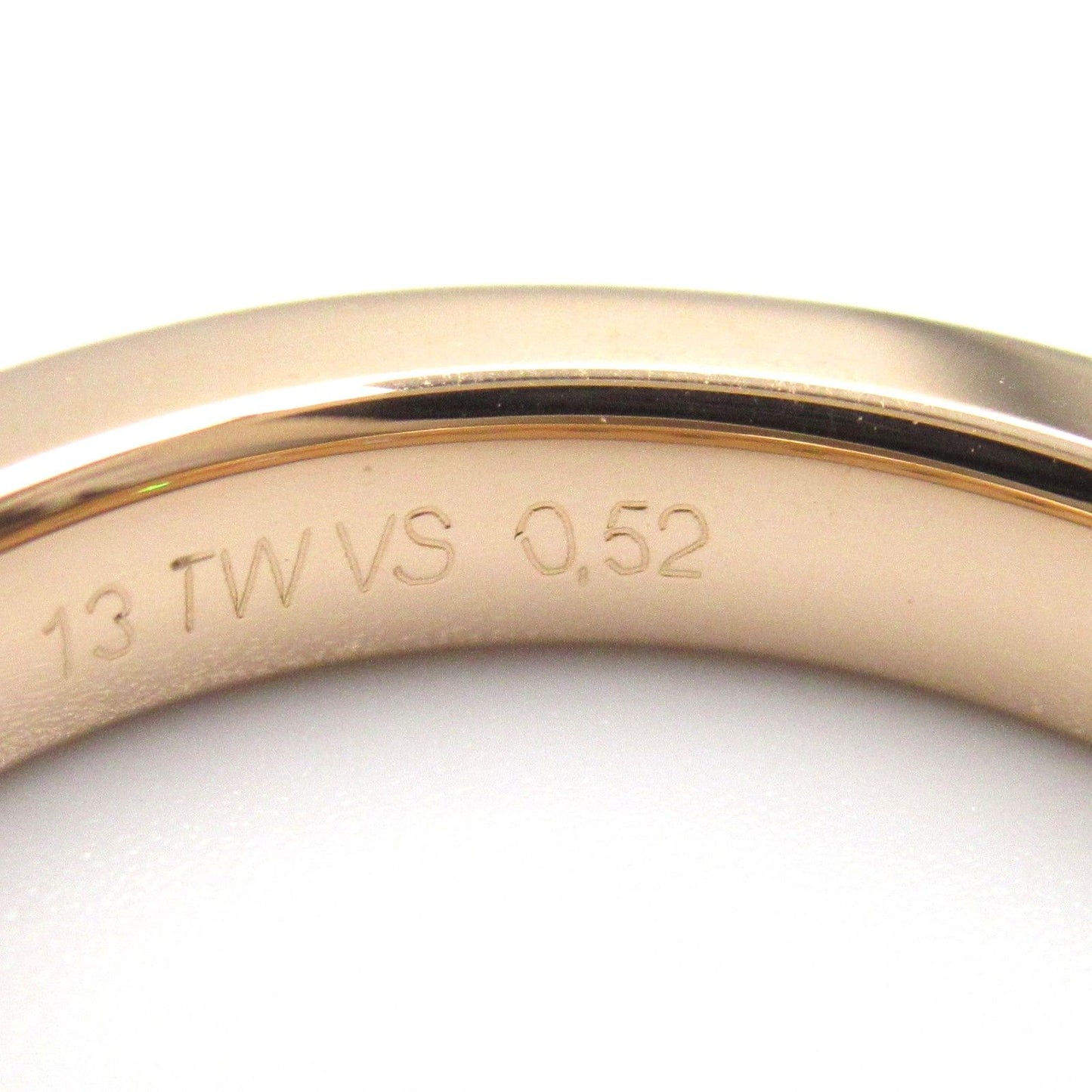 Exquisite K18PG Diamond Ring - 0.52ct Elegance