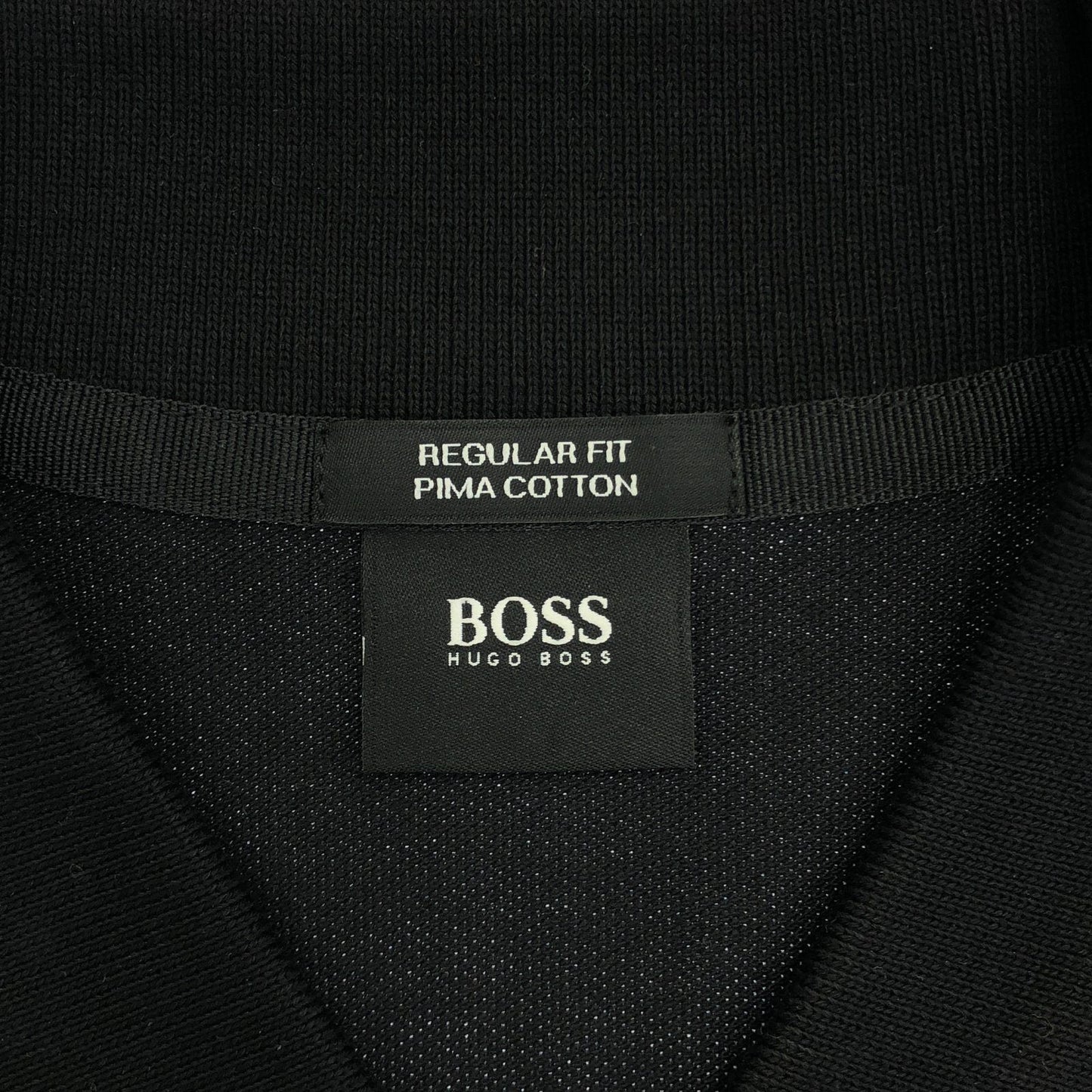 HUGO BOSS Black Cotton Polo Shirt - Timeless Elegance