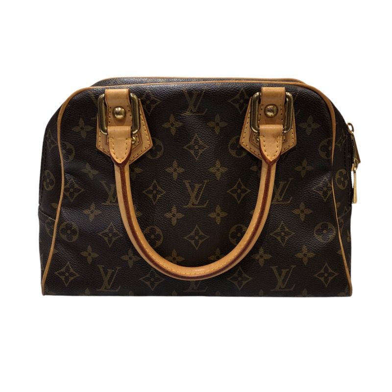 Louis Vuitton Manhattan PM Monogram Canvas Handbag - Brown