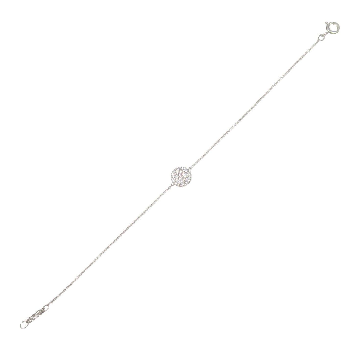 TIFFANY & CO Diamond Bracelet in K18 White Gold - Exquisite Elegance