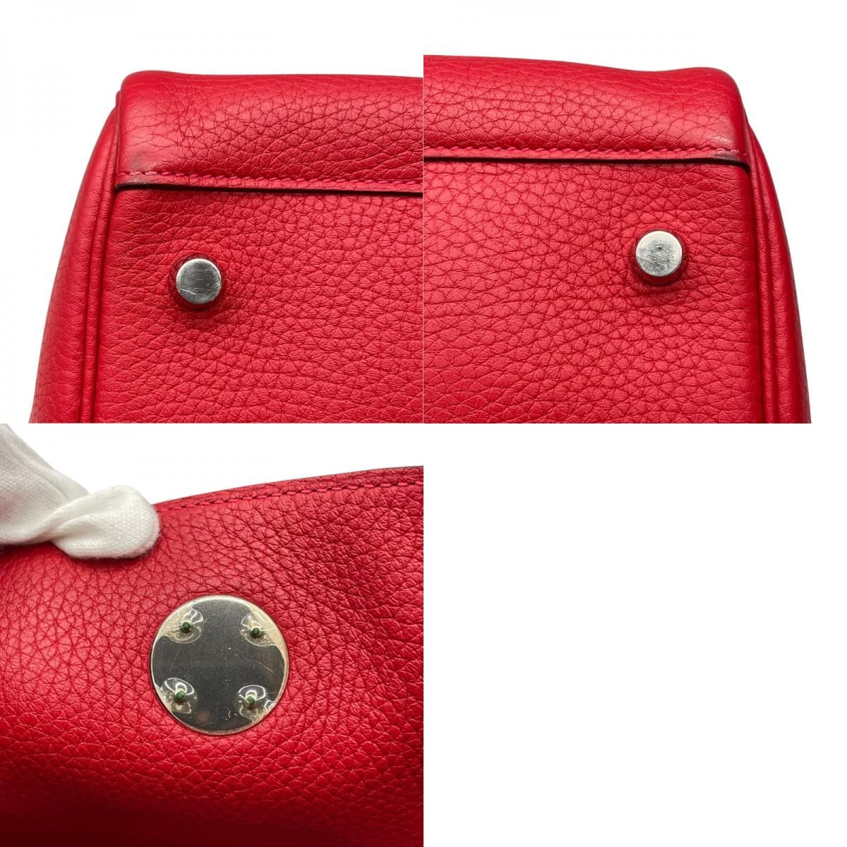 HERMES Lindy 26 Rouge Kazak with Silver Hardware - 2016