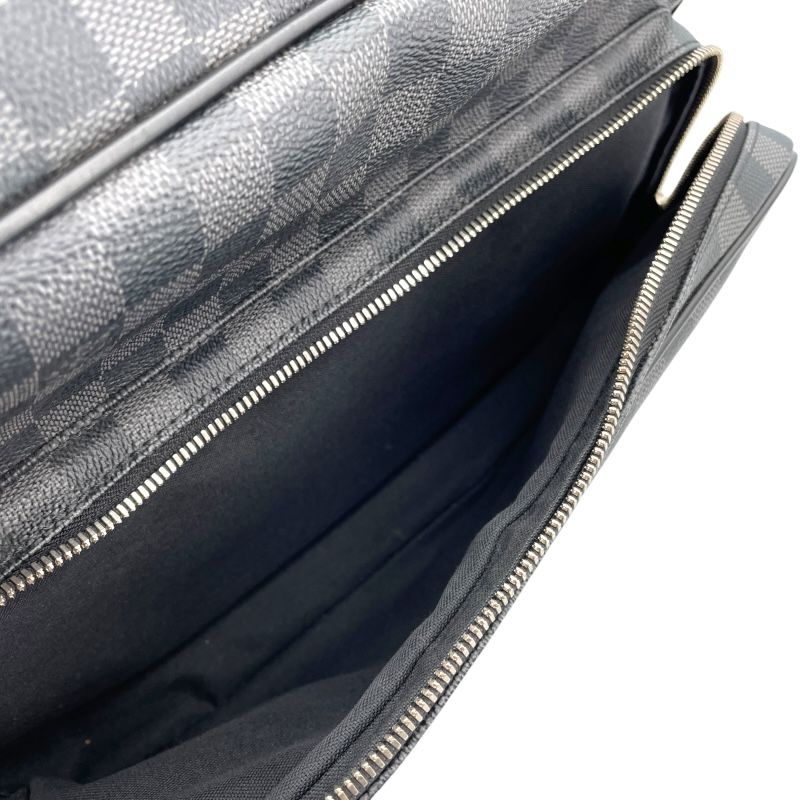 Louis Vuitton Io N45252 Black Damier Graphite Men's Shoulder Bag