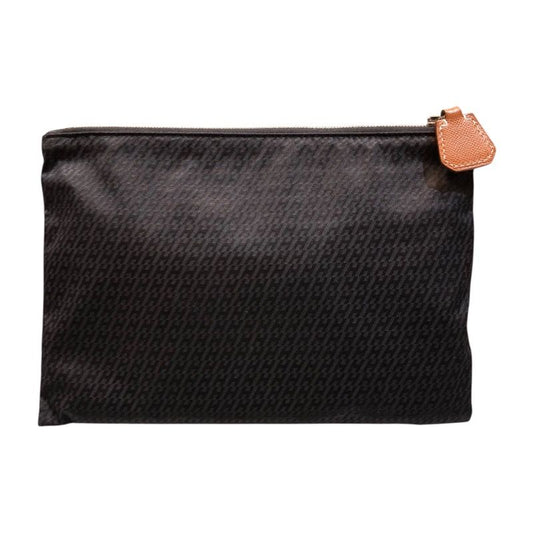 HERMES Silky Pocket Black Unisex Pouch - Timeless Elegance