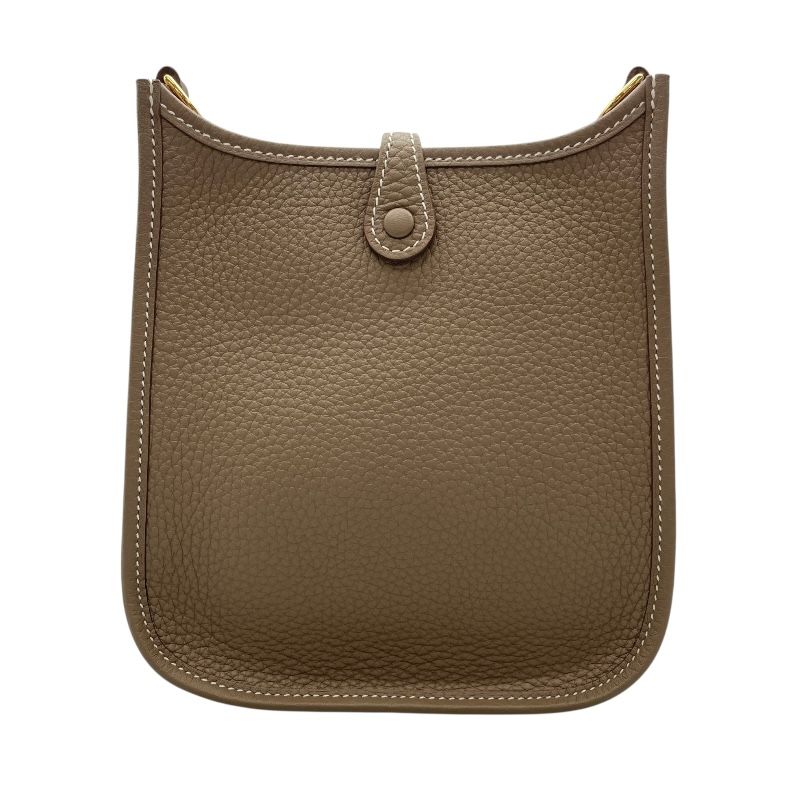 HERMES Evelyne TPM in Etoupe with Gold Hardware - Exquisite Craftsmanship