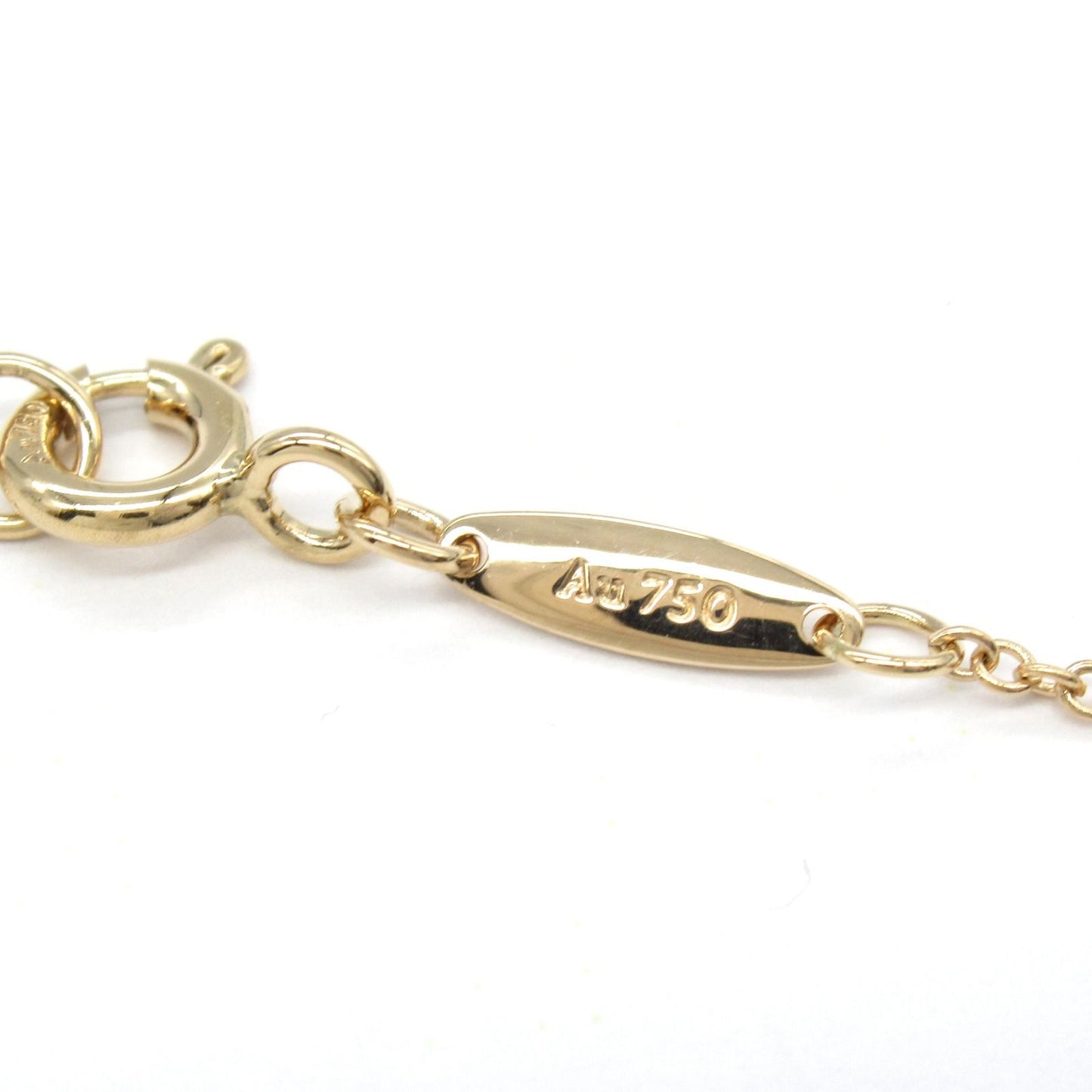 TIFFANY & CO Open Heart Necklace in K18 Pink Gold - 40.5cm