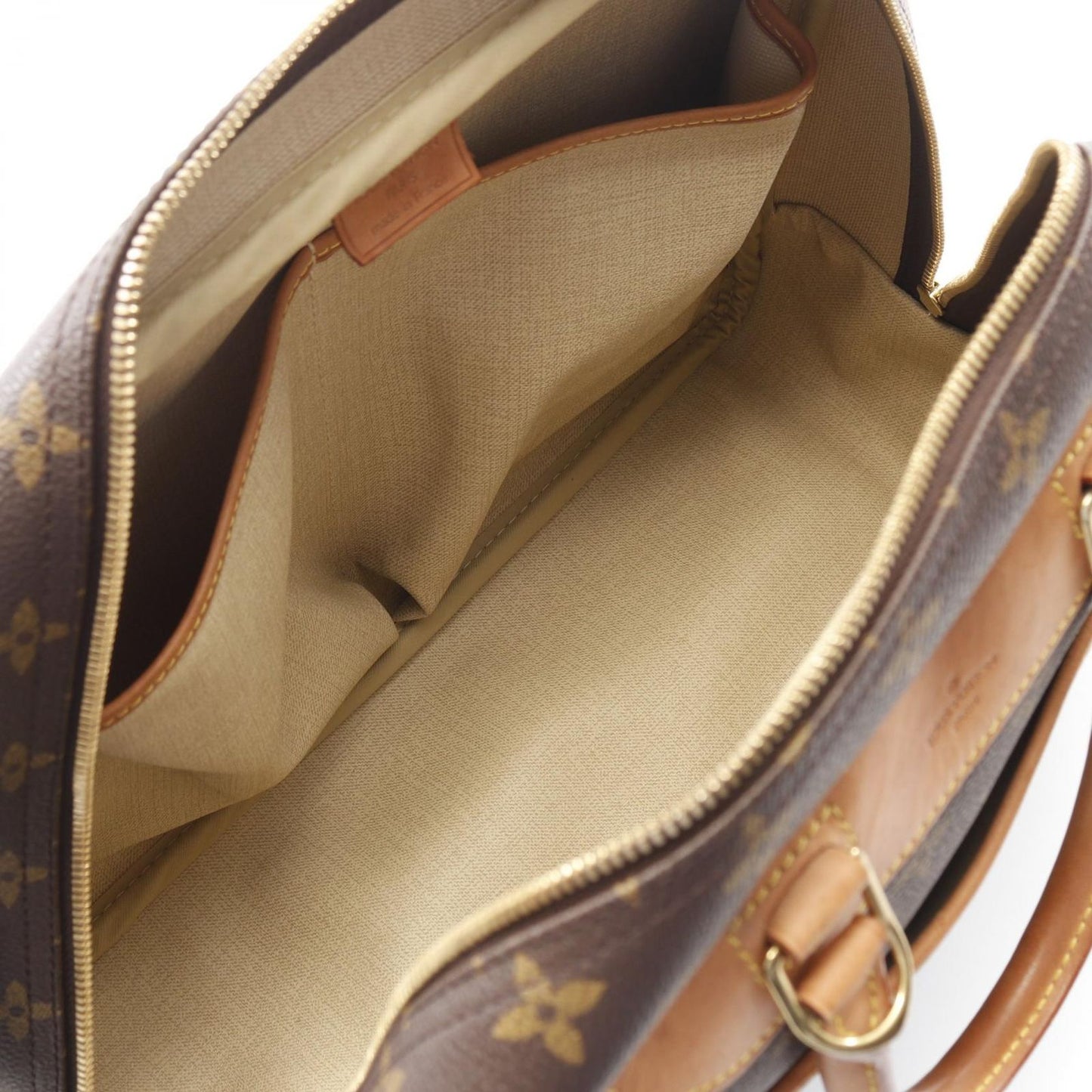 Louis Vuitton Deauville Bowling Vanity Monogram Handbag - Timeless Elegance