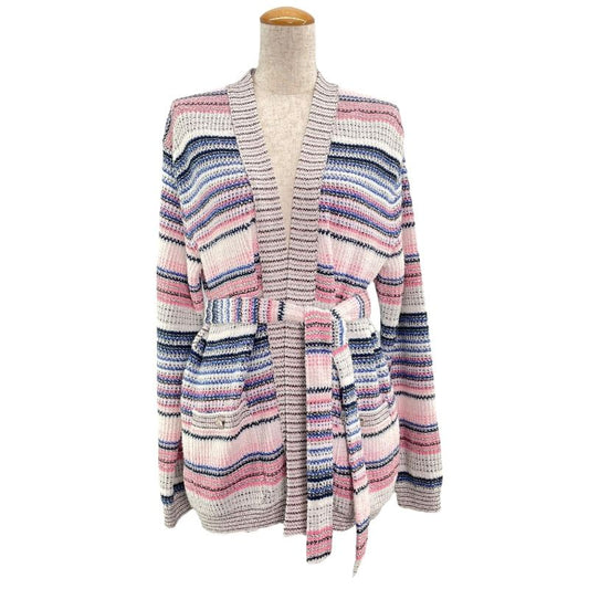 CHANEL Belted Knit Cardigan P77112 - Multicolor Cotton for Women