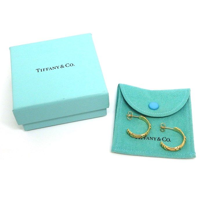 Tiffany & Co. Atlas Hoop Earrings in K18 Yellow Gold