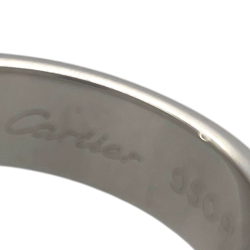 Cartier Love Ring in Platinum Pt950 - Timeless Elegance