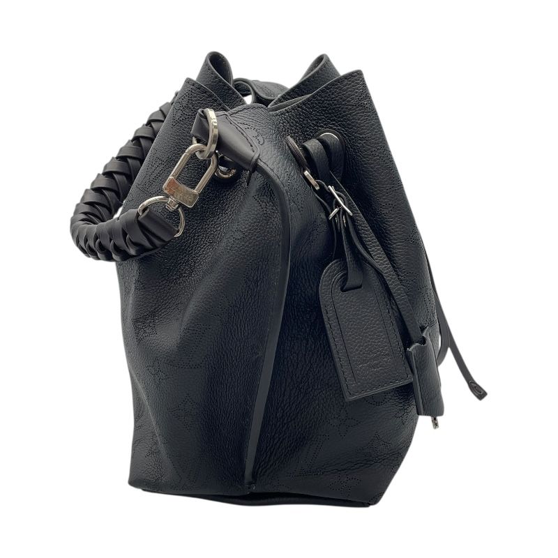 Louis Vuitton Murié Noir Mahina Leather Shoulder Bag - Exquisite Craftsmanship