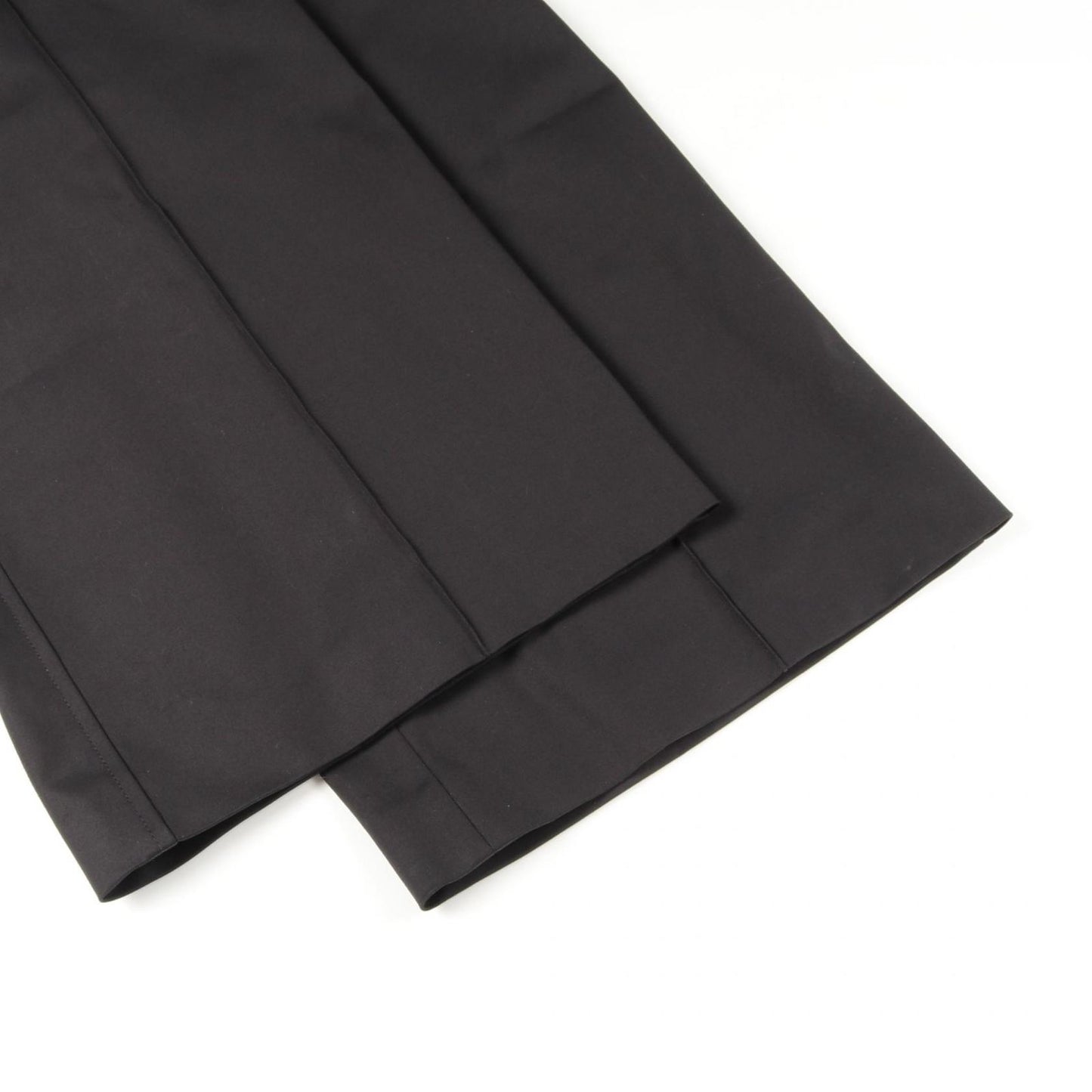 HERMES Black Cotton Pants - Unworn Elegance in Size 42
