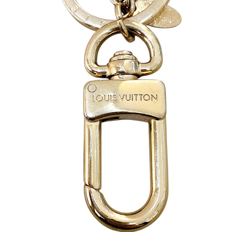 Louis Vuitton LV Facette Keychain - Gold Metal Unisex Accessory