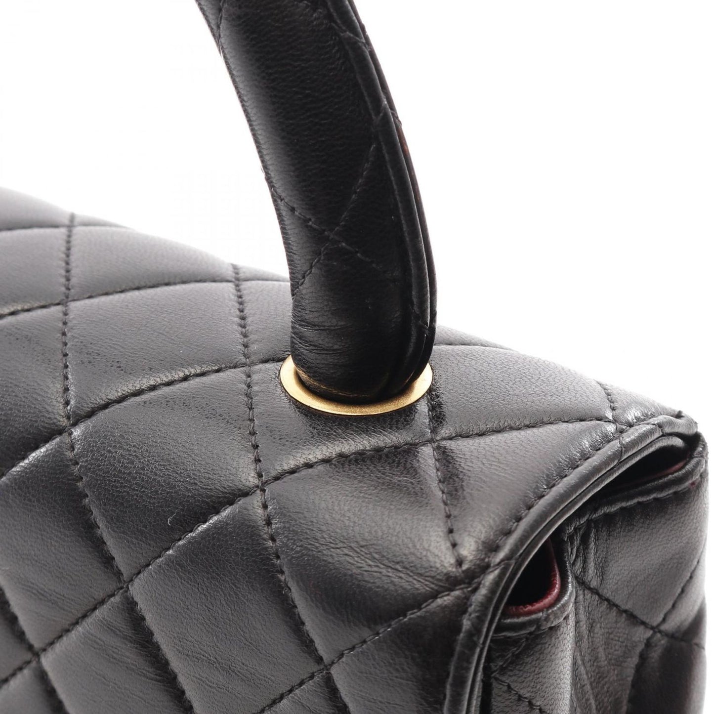 CHANEL Matelassé Handbag in Black Lambskin - Timeless Elegance