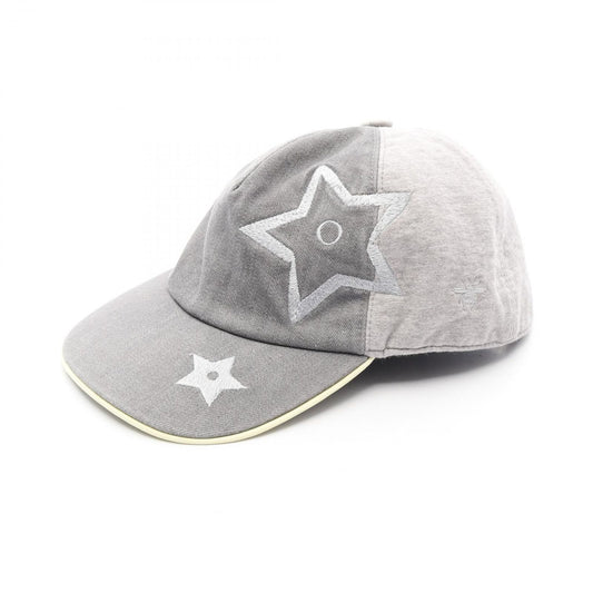 Dior Gray Cotton Cap - Timeless Elegance for the Modern Man