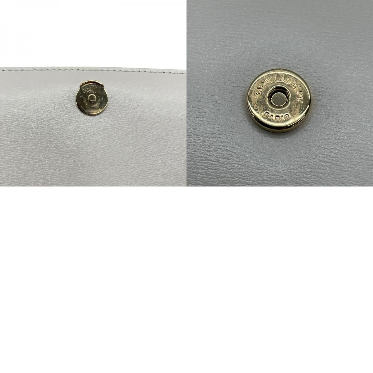 Saint Laurent LE61 Ivory Leather Shoulder Bag - Exquisite Elegance