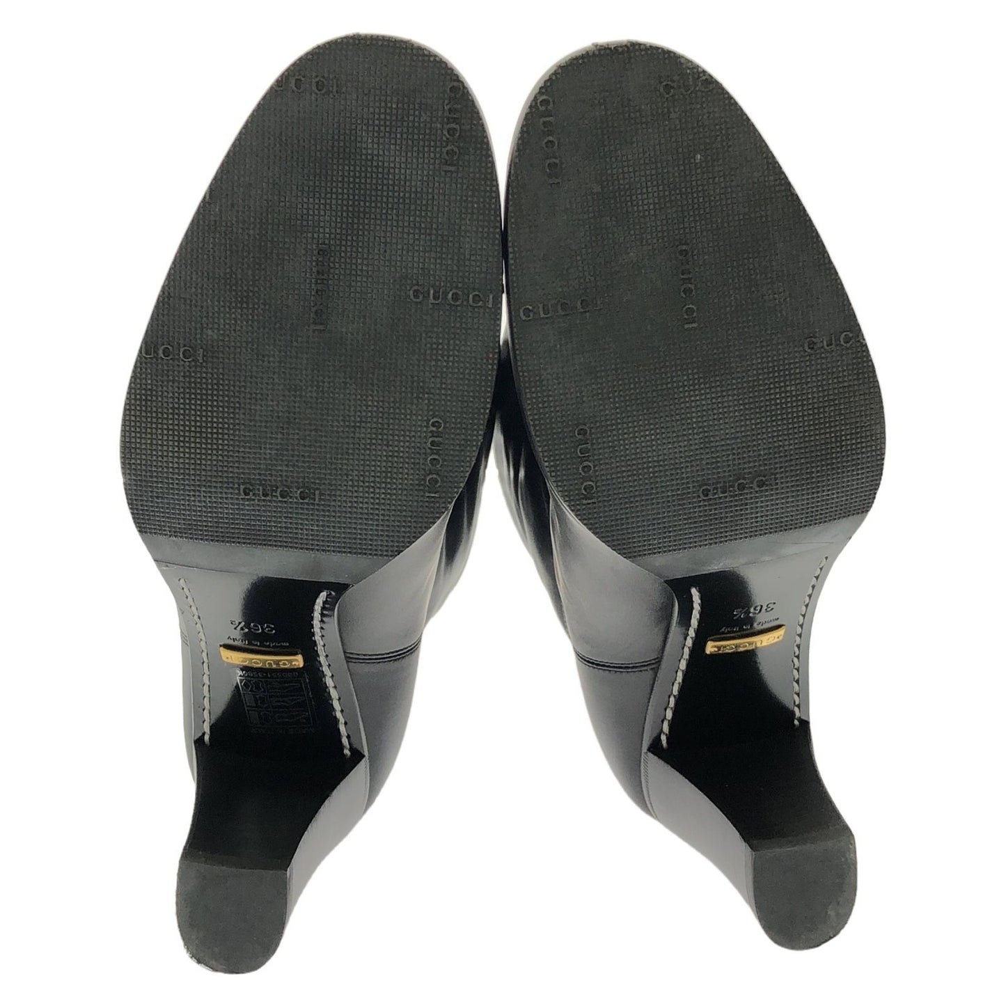 GUCCI Black Leather Boots - Timeless Elegance for the Modern Woman