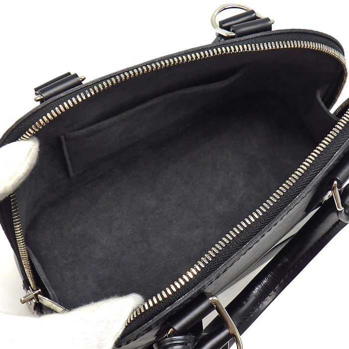 Louis Vuitton Alma BB Handbag in Black Epi Leather - Timeless Elegance