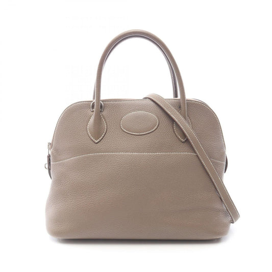 HERMES Bolide 31 Handbag in Etoupe - Timeless Elegance
