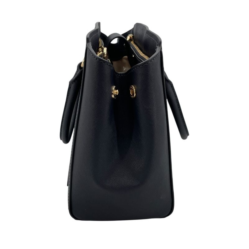 MICHAEL KORS 2-Way Navy Leather Handbag - Timeless Elegance