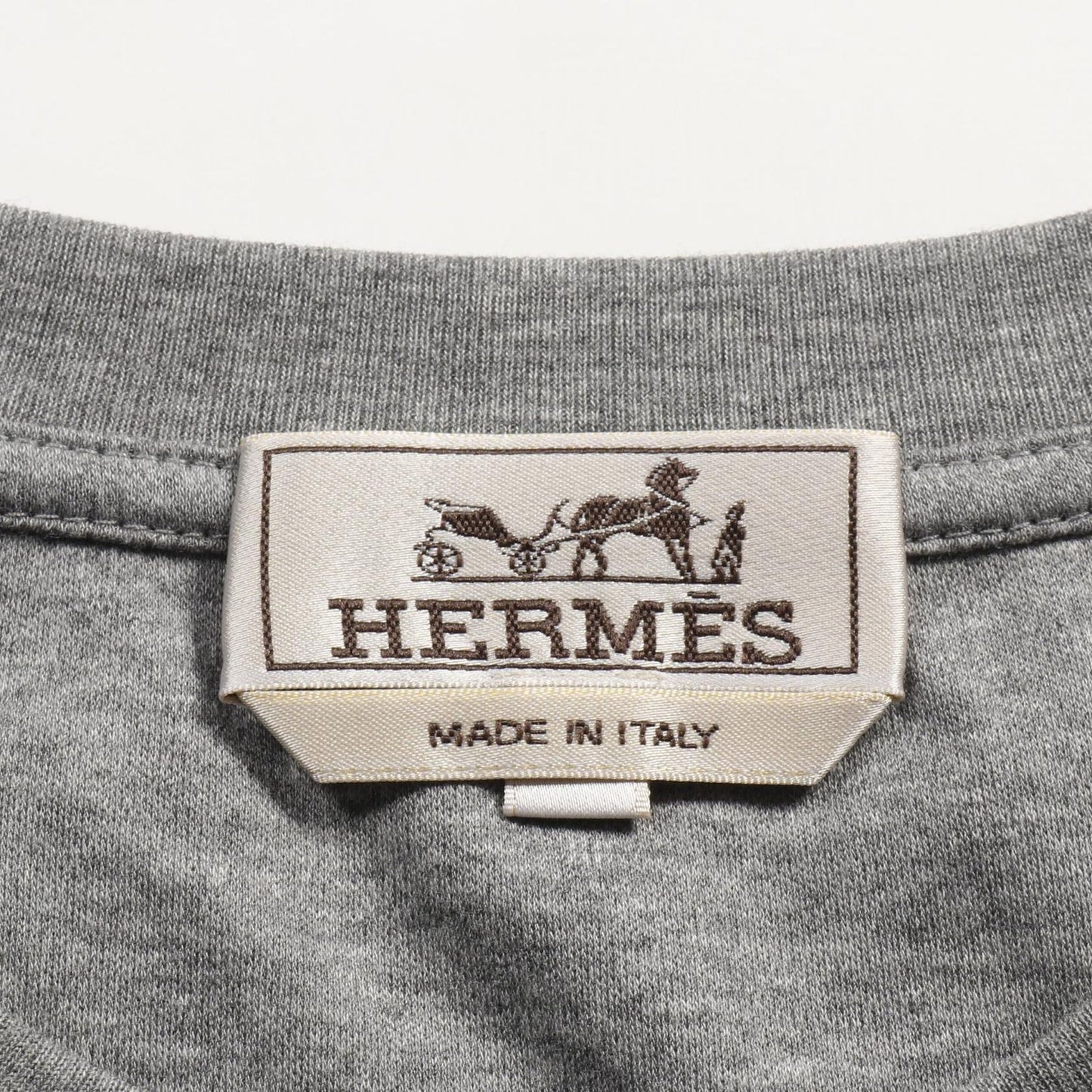 HERMES H Puzzle Cotton T-Shirt - Unworn Luxury in Grey