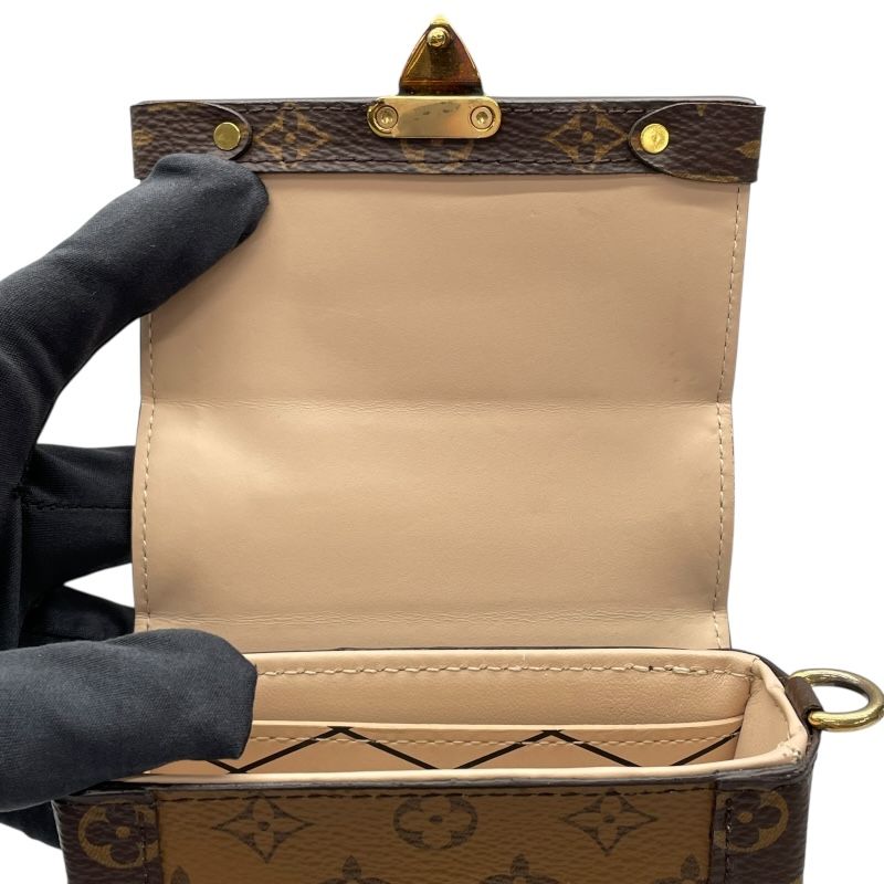 Louis Vuitton Monogram Reverse Pochette Trunk Vertical - Brown
