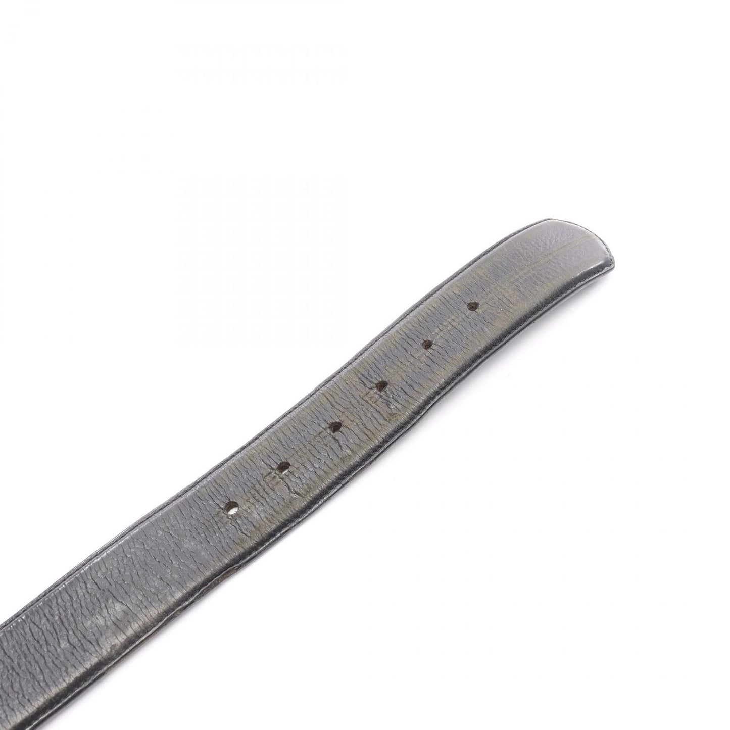 CHROME HEARTS 1.5inch OTJ Filigree Leather Belt - Black