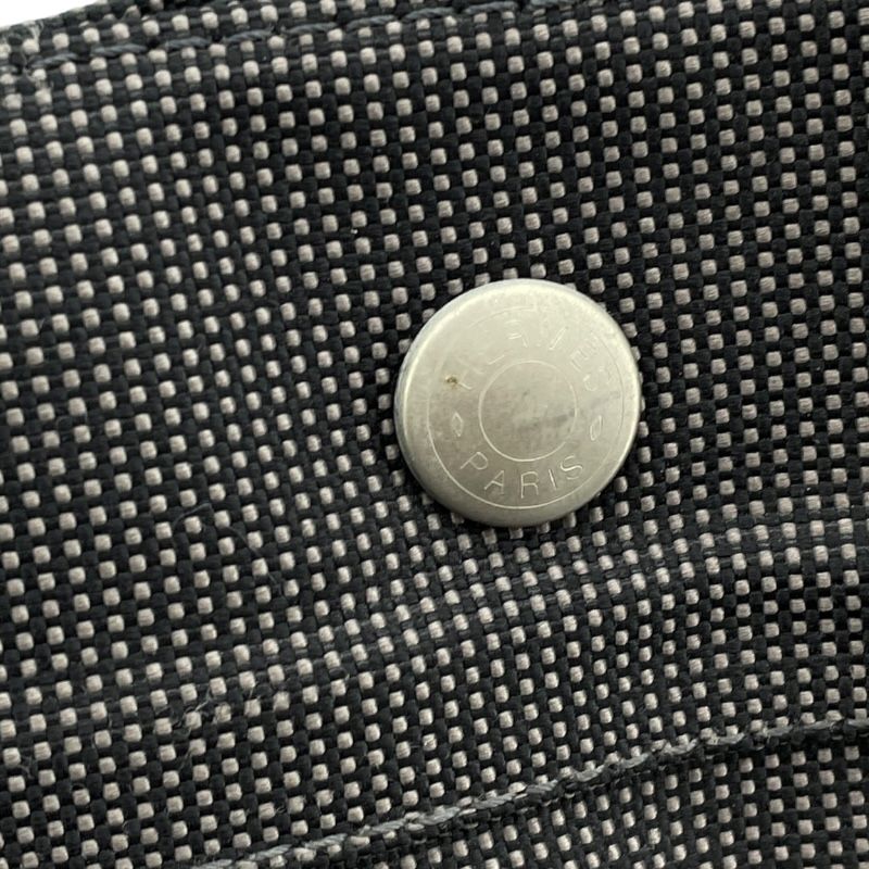 HERMES Émile Line Tote MM in Gray with Silver Hardware