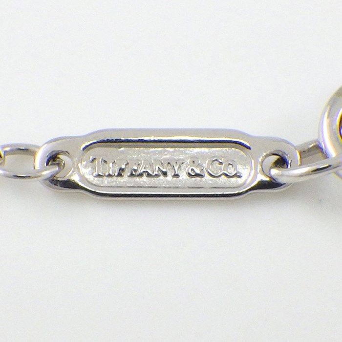 Tiffany & Co. Ribbon Motif Diamond Bracelet in K18 White Gold
