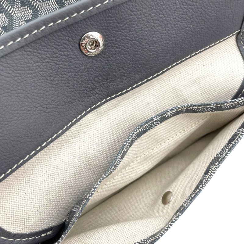 GOYARD Saint Louis PM Grey Goyardine Canvas Unisex Tote Bag