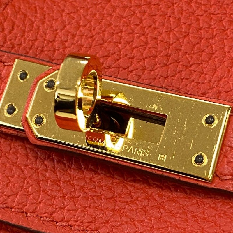 HERMES Birkin 25 Z Stamp Rose Azalee with Gold Hardware