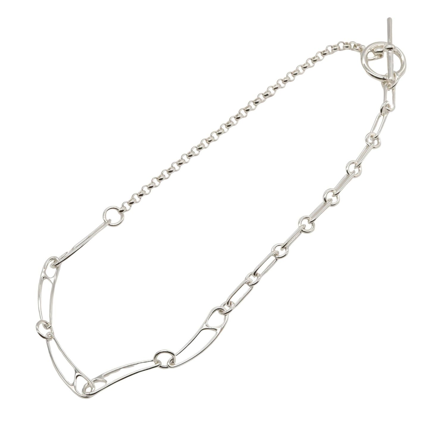 HERMES Chaine d'Ancre Necklace in Silver 925 - 42.5cm