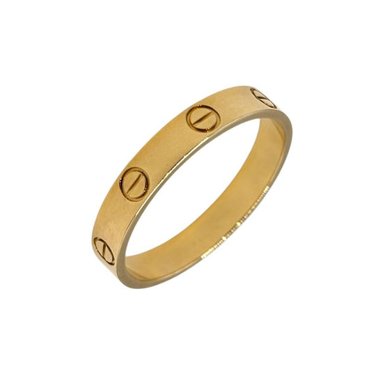 Cartier Mini Love Ring in K18 Yellow Gold - Timeless Elegance