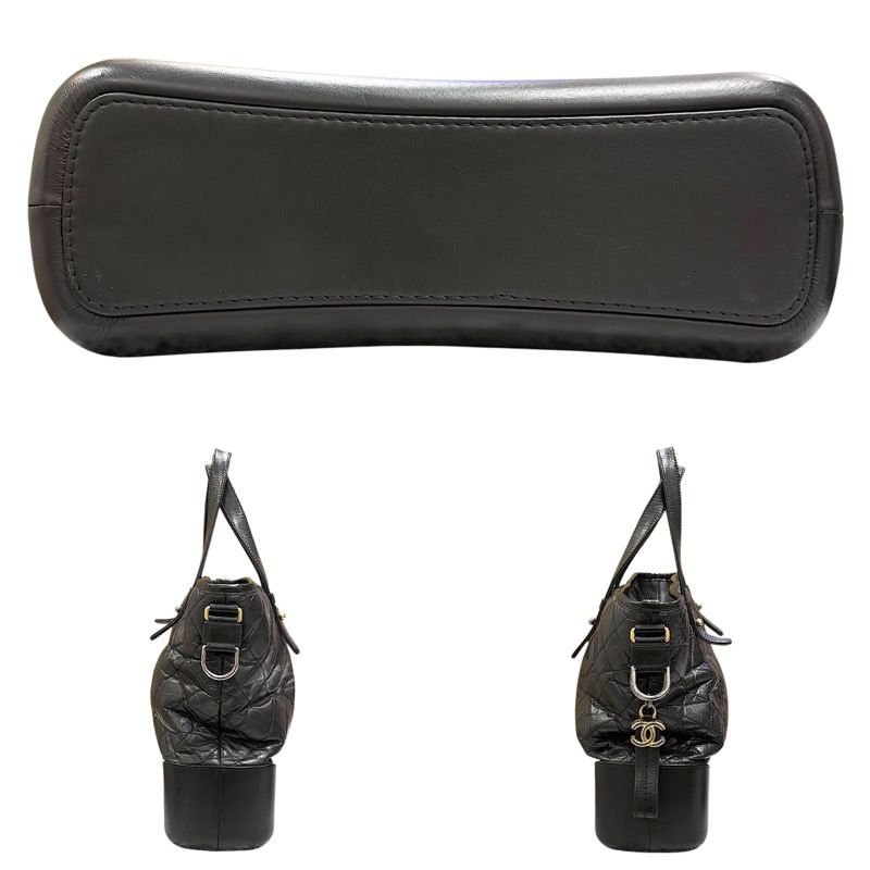 CHANEL Gabrielle 2WAY Tote Bag - Black/Gold/Silver Hardware