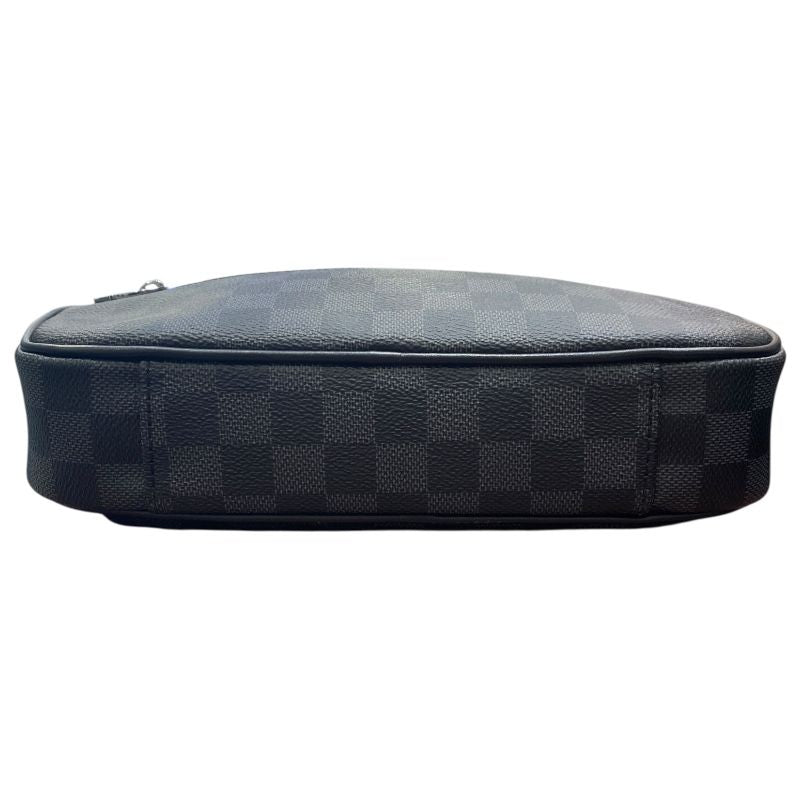 Louis Vuitton Ambreuil N41289 Black Damier Men's Shoulder Bag