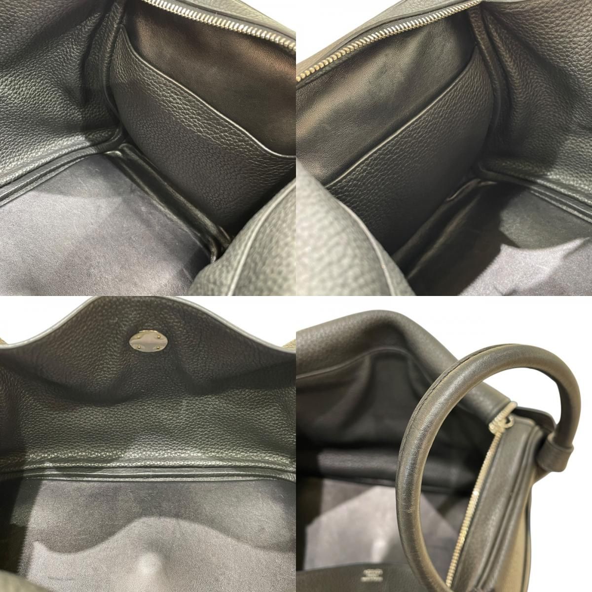 HERMES Lindy 34 Black Togo Leather Shoulder Bag - Unisex