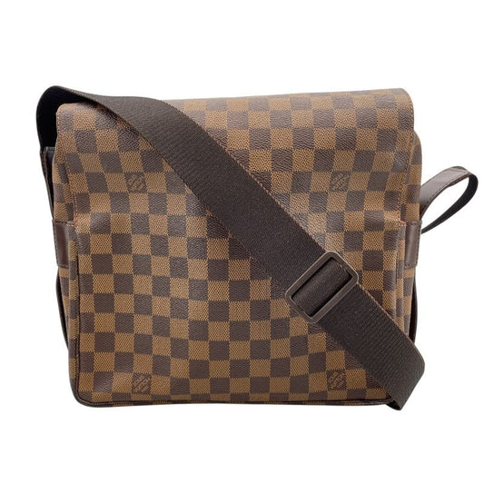 Louis Vuitton Naviglio N45255 Brown Damier Canvas Shoulder Bag
