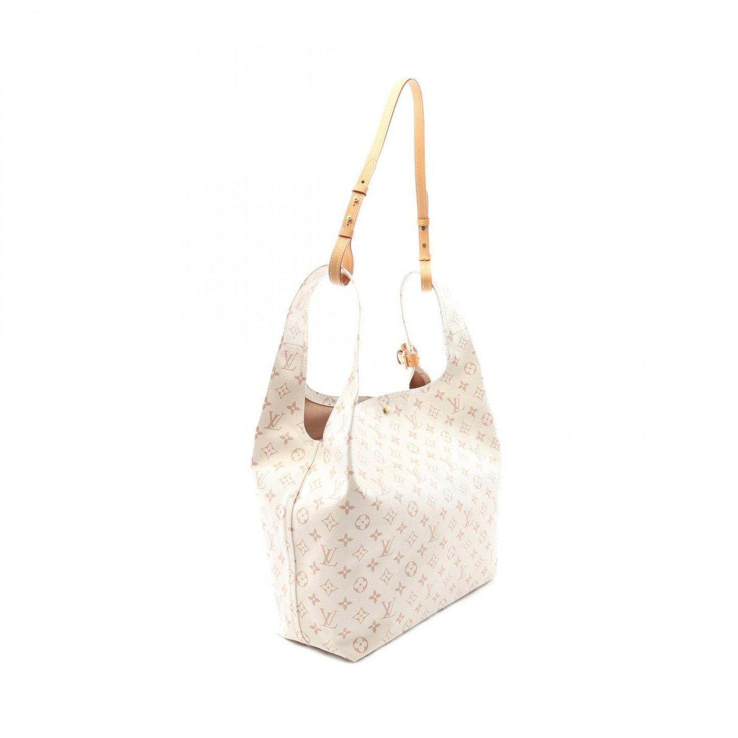 Louis Vuitton Atlantis GM Monogram Dune Tote Bag - White PVC Canvas