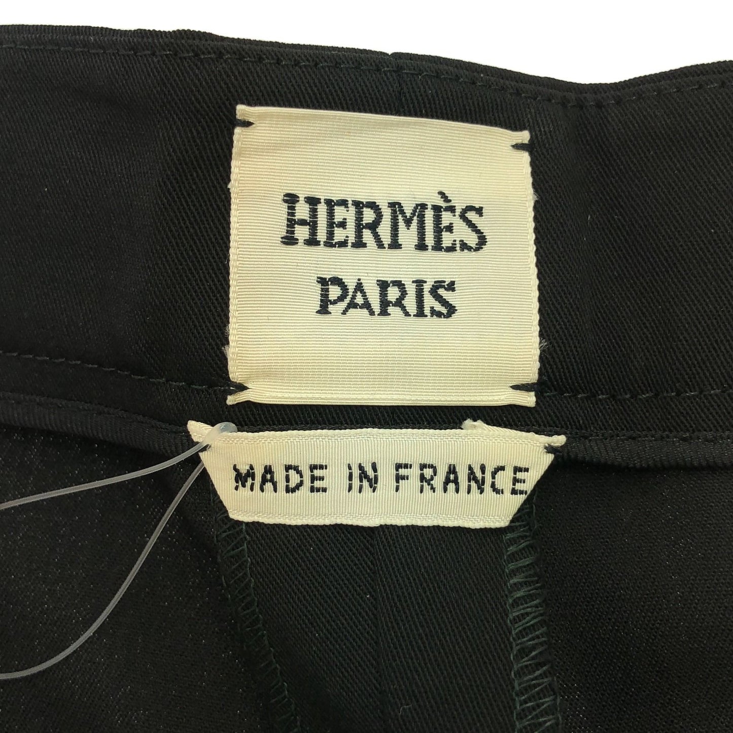 HERMES Black Wool Slacks - Timeless Elegance for the Modern Man