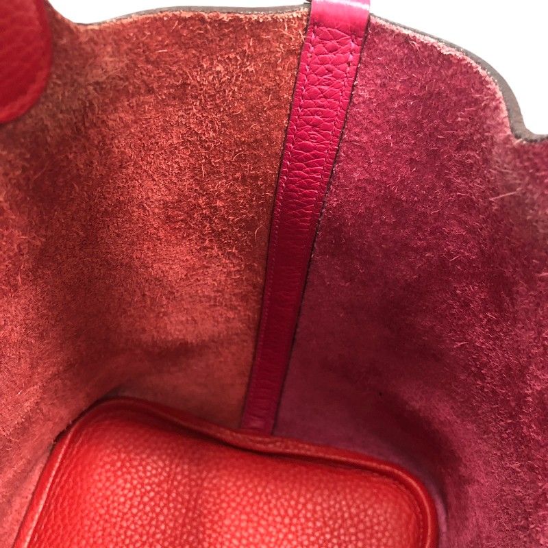 HERMES Picotin Lock MM Kazak - Rose Mexico & Rouge Extreme