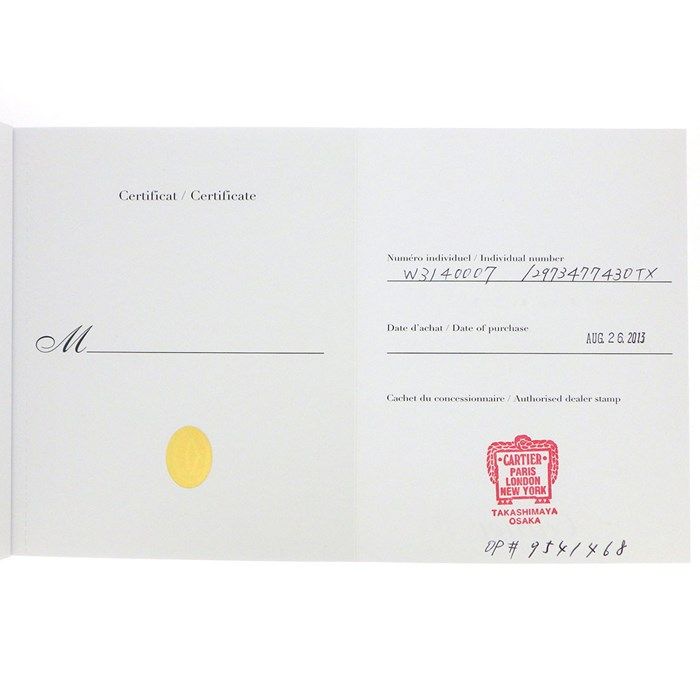 Cartier Miss Pasha W3140007 Silver Dial Stainless Steel Watch