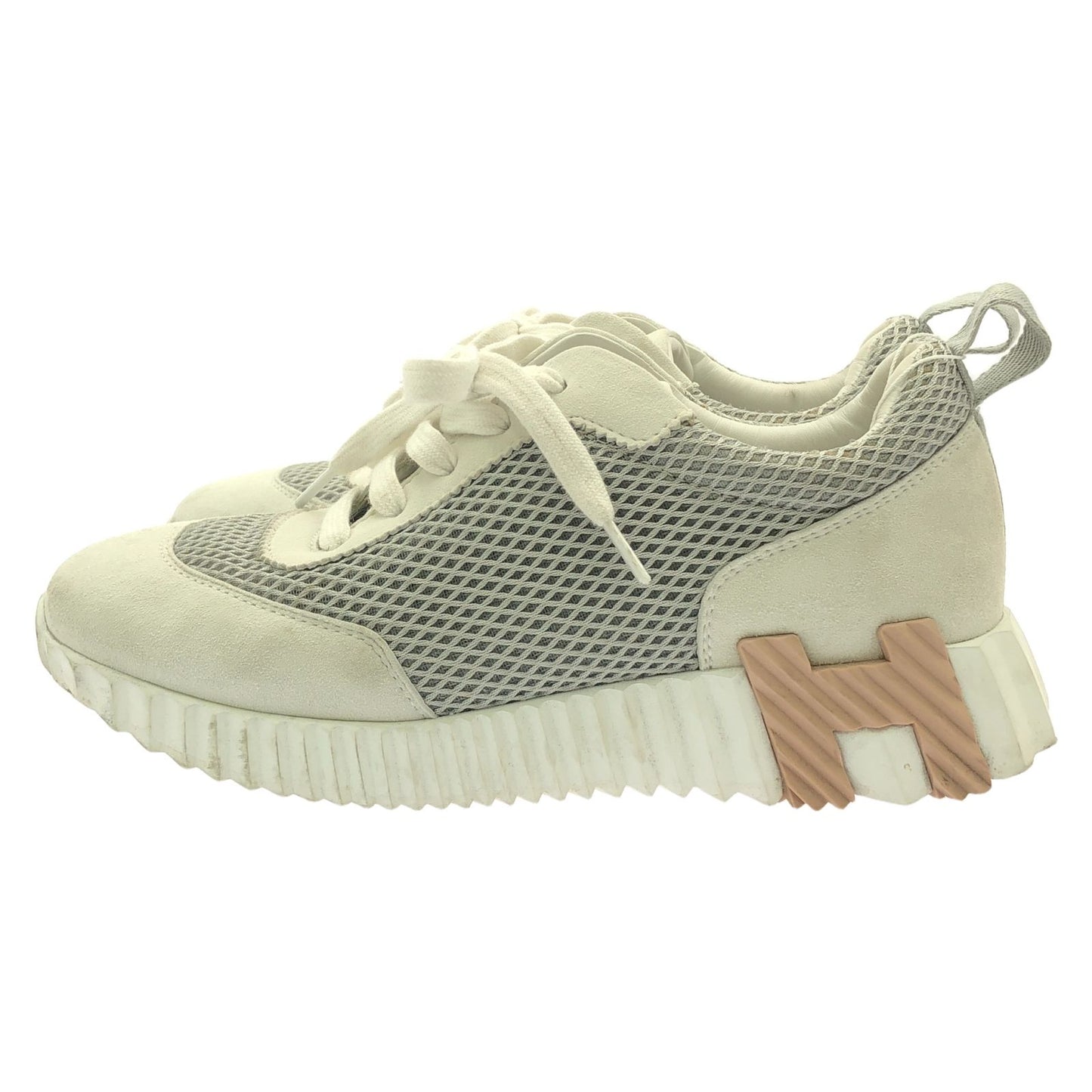 HERMES Bouncing Sneakers - Timeless Elegance in White