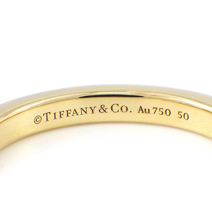Tiffany & Co. Lock Ring in K18 Yellow Gold - Size 20