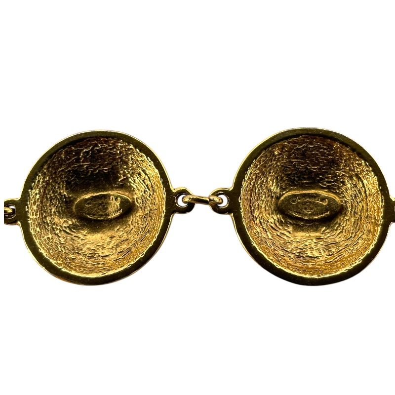 CHANEL Coco Mark Round Bracelet in Gold Metal - Exquisite Luxury