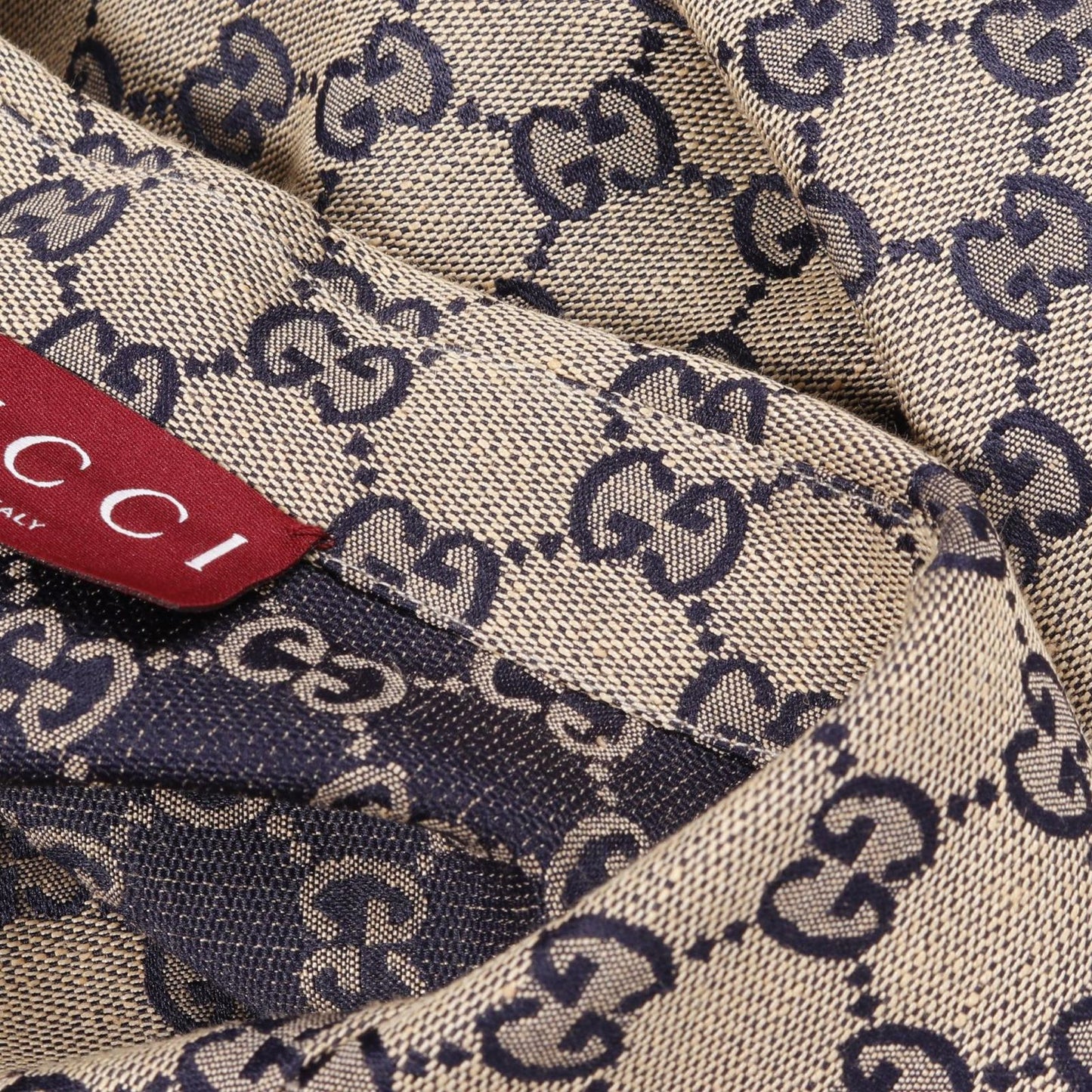 GUCCI GG Linen Blend Canvas Shirt - Timeless Elegance