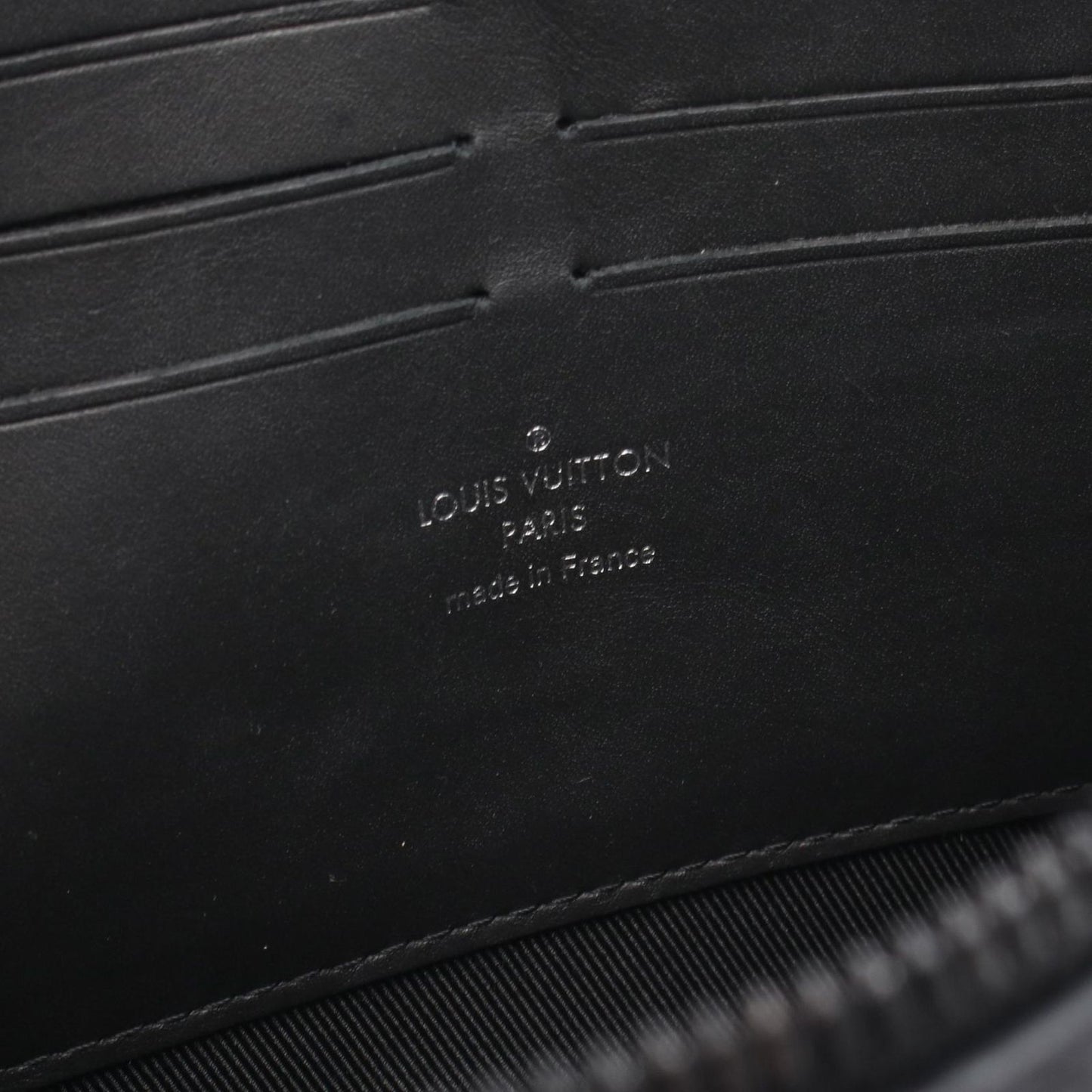 Louis Vuitton Soft Trunk Wallet Shoulder Bag in Noir Leather