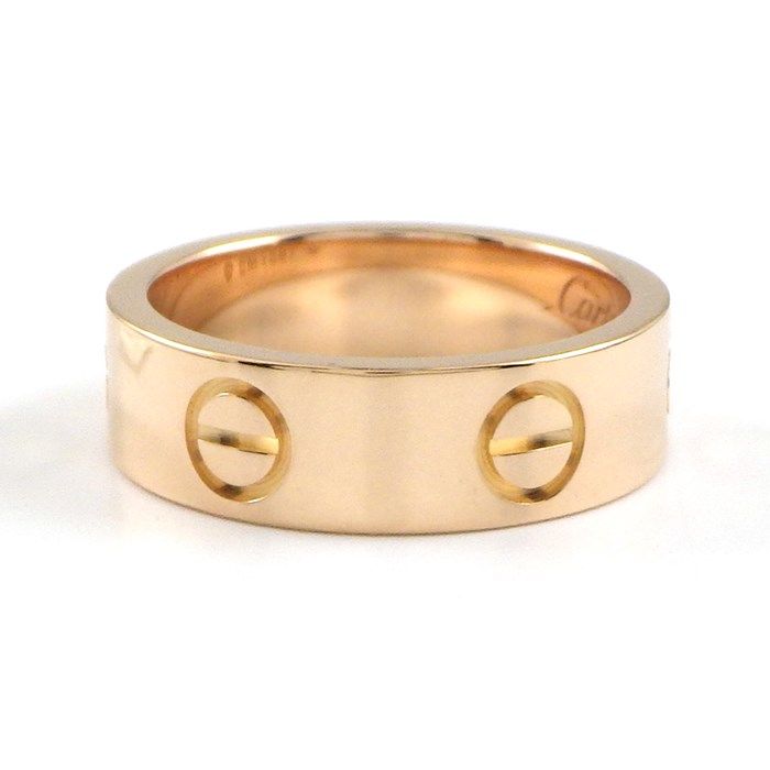 Cartier Love Ring Classic Model B4047100 in K18 Pink Gold