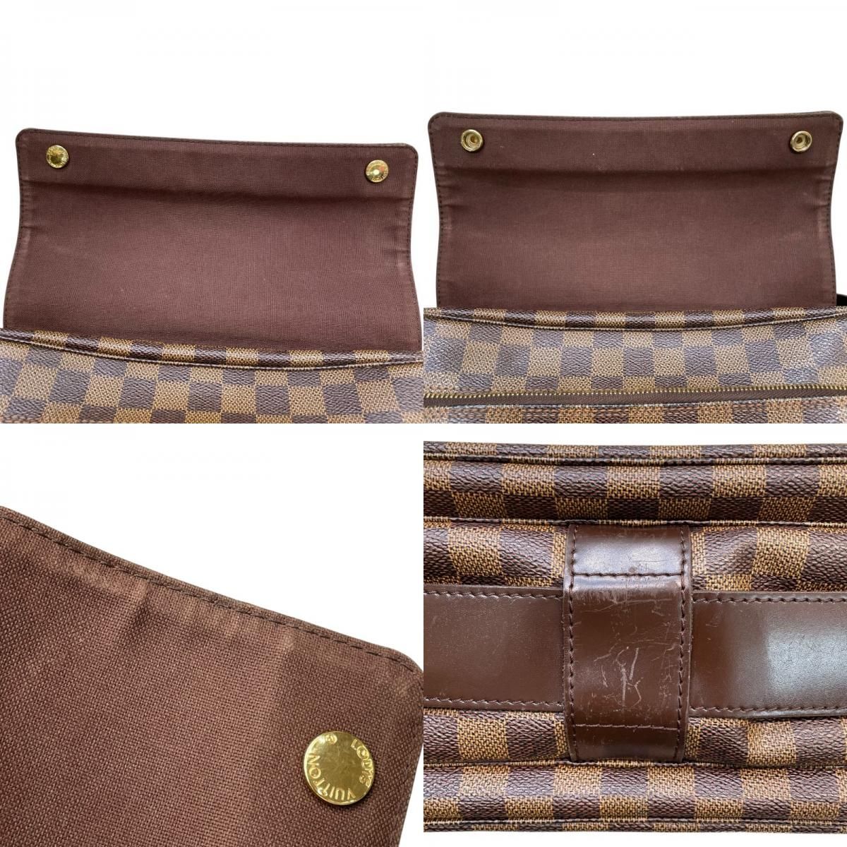 Louis Vuitton Naviglio N45255 Brown Damier Canvas Unisex Shoulder Bag