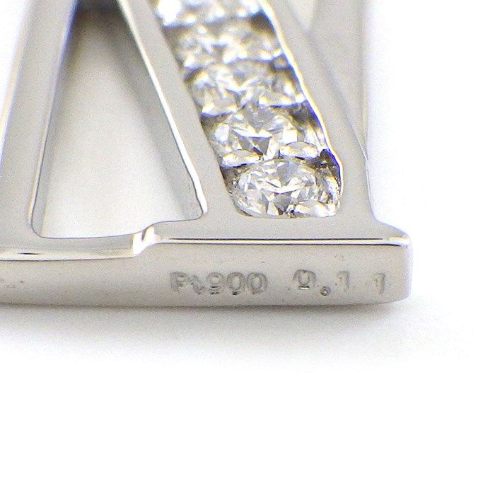 Exquisite Diamond Initial N Pendant in Platinum - 0.11ct